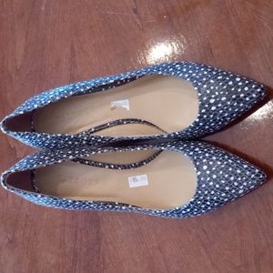 Talbot's heeled size 9w genuine leather shoe